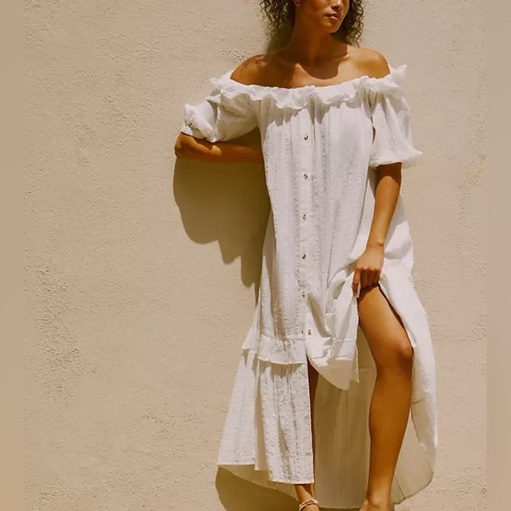 Anthropologie Ruffled Dress